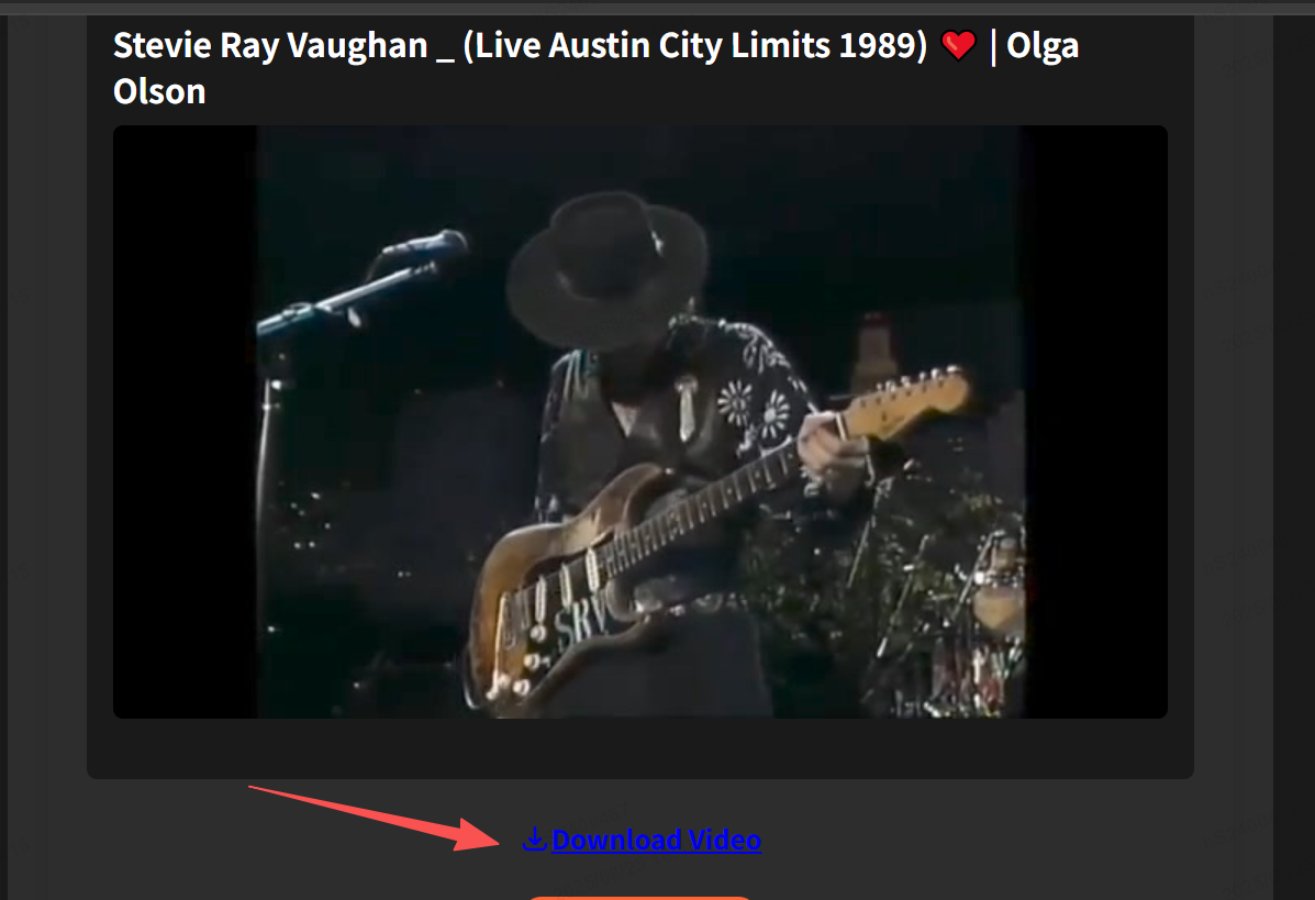 Download Options Interface
